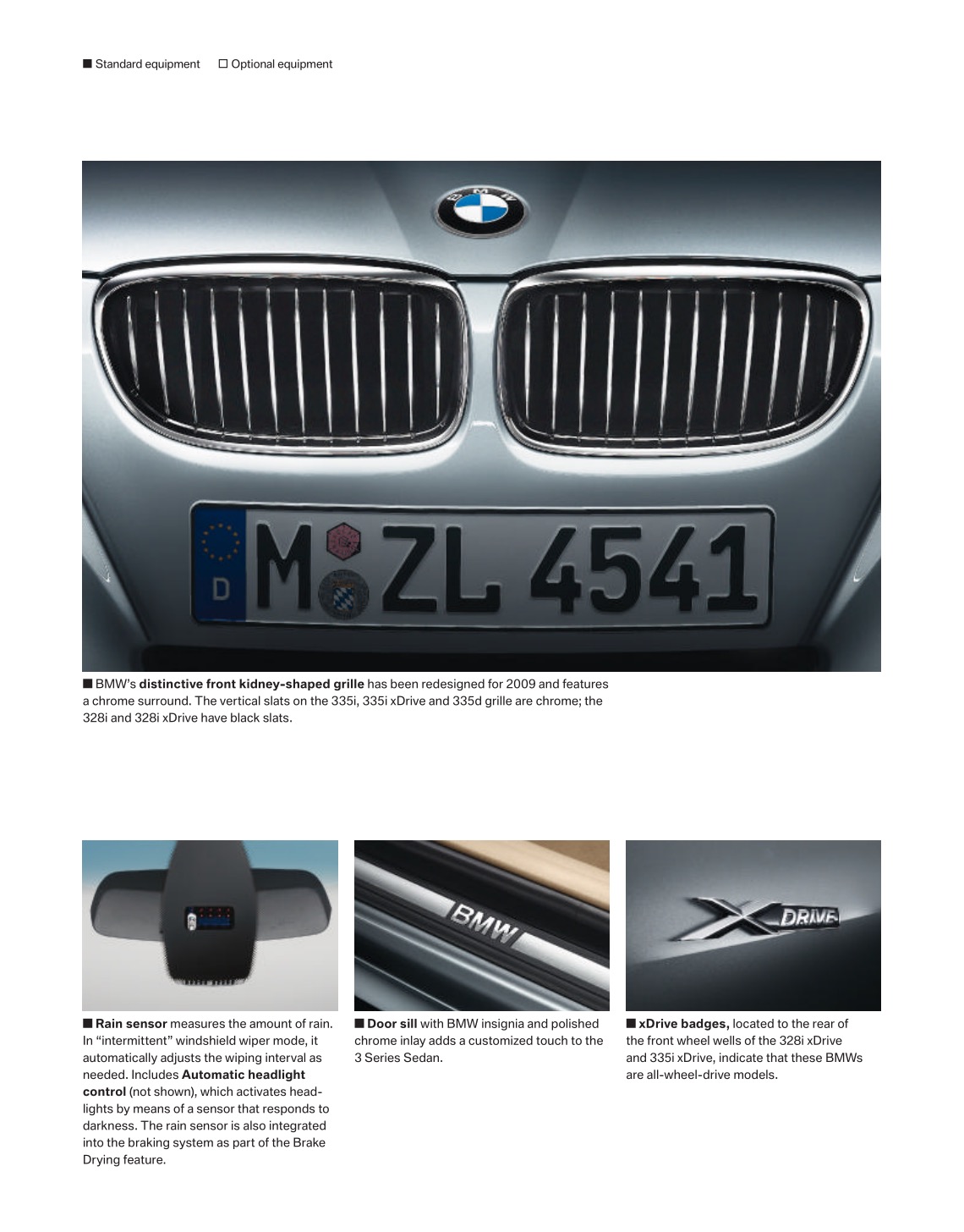 2009 BMW 3-Series Sedan Brochure Page 9